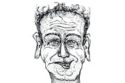 Hand Drawn Character Sketch of, a Person Illustration by Sharon Schwalbe (Thumbnail 2 of 2)