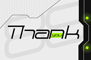 Acrofast, a Sans Serif Font by Rishsketch (Thumbnail 13 of 13)