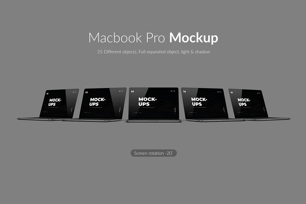 Macbook Mockup Packs, a Mac Mockup by Mockup Supper (Photo 4 of 8)