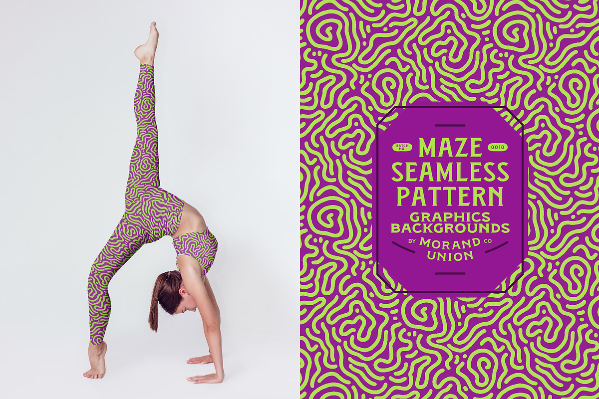 10 Maze Seamless Pattern, a Pattern Graphic by Morand Union (Photo 8 of 22)
