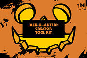 Halloween Jack-O-Lantern Kit, a Branding & Logo Template by Mutant Lagoon (Thumbnail 1 of 6)