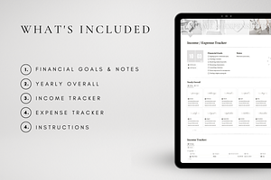 Digital Monthly Budget Template 2024