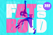 Fatbold Display, a Sans Serif Font by Glyphstyle (Thumbnail 1 of 8)