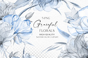 Icy Blue  - Transparent flowers, an Object Illustration by Olga Koelsch (Thumbnail 9 of 16)