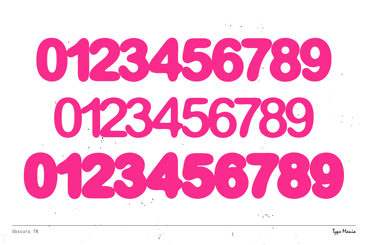 Obscura TM – Automatic Blurry Type, a Sans Serif Font by Type Mania (Photo 12 of 15)