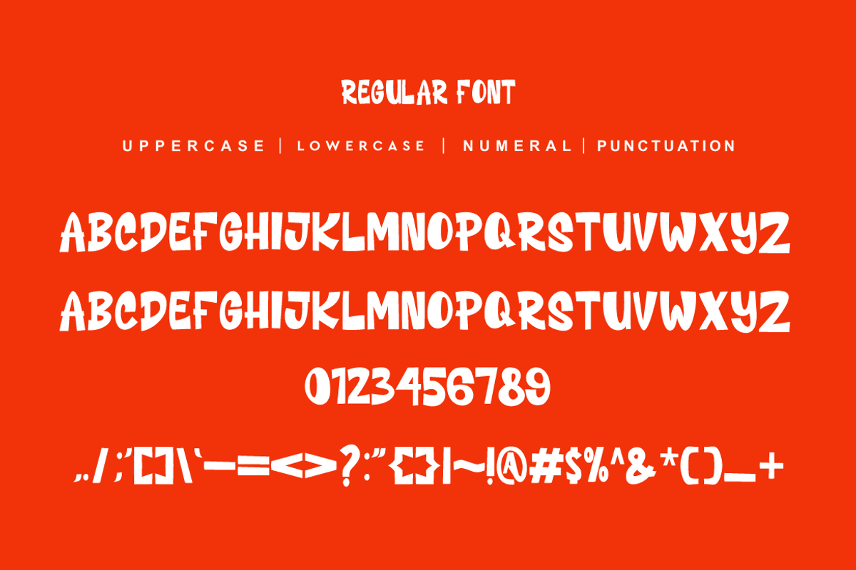 Bear Cream - Display Font, a Handwritten Font by QR Design Studio (Photo 6 of 7)