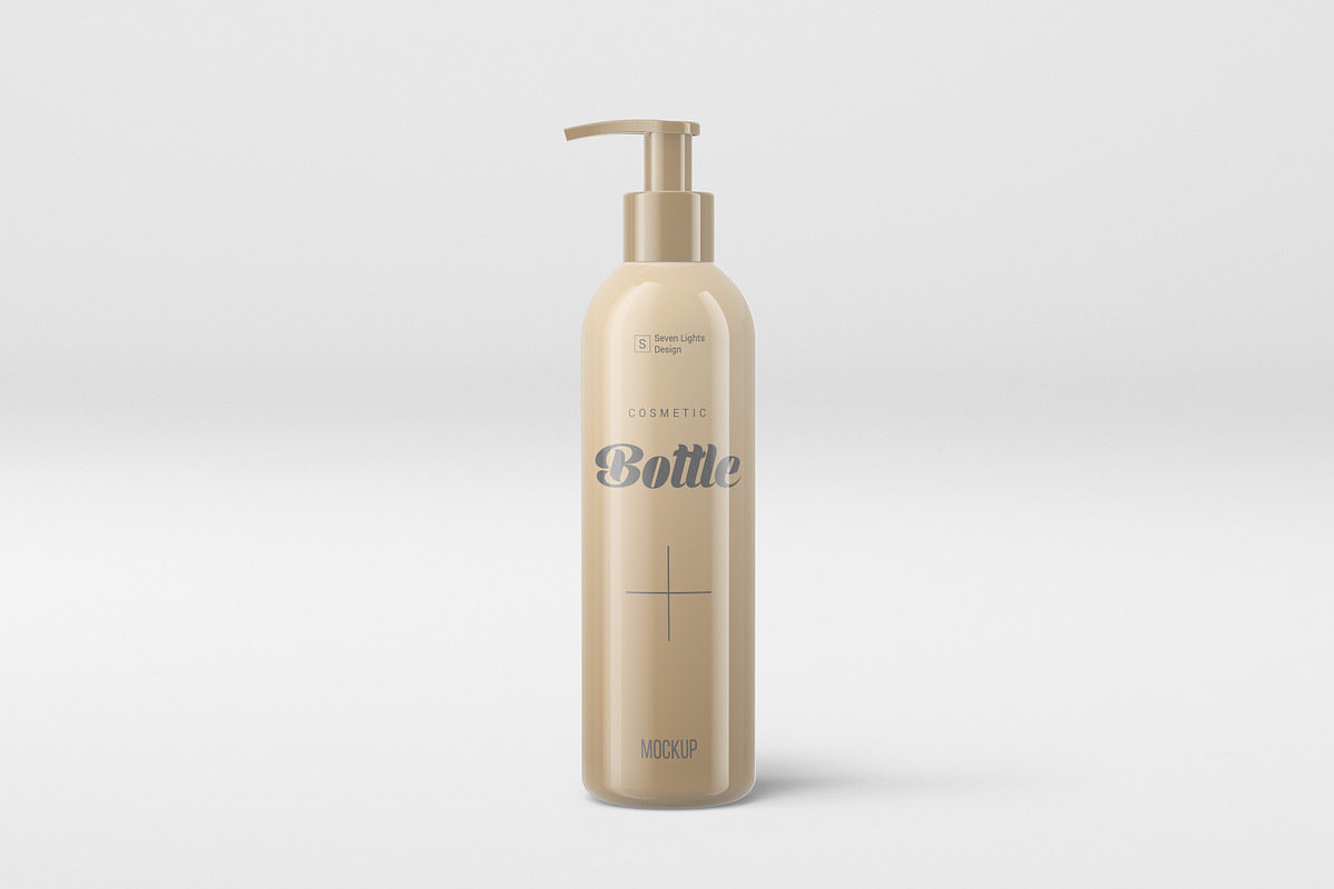 Cosmetic Bottle Mockup #1, a Cups & Container Mockup by Seven Lights (Photo 5 of 9)