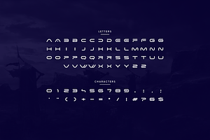 Croparo - Futuristic Techno Typeface