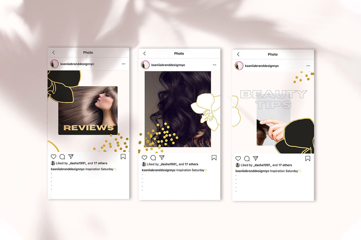 Beauty Puzzle Instagram, a Social Media Template by Kseniia_Design