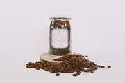 Glass Jar with Coffee Beans Mockup, a Product Mockup by eamejia (Thumbnail 3 of 3)
