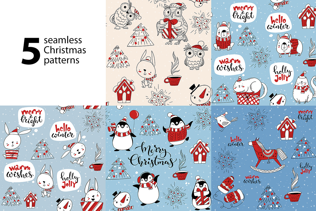 Merry Christmas collection, an Illustration by Giraffarte (Photo 9 of 10)