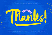Dateline Bold Brush Font, a Script Font by Letterena Studios Script (Thumbnail 20 of 20)