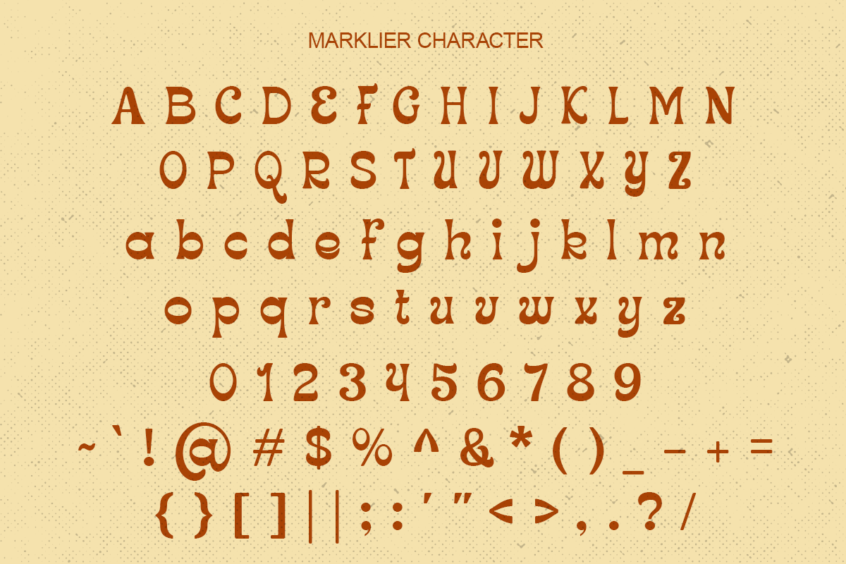 Marklier - Stylish Retro Font, a Serif Font by RagamKata (Photo 9 of 10)