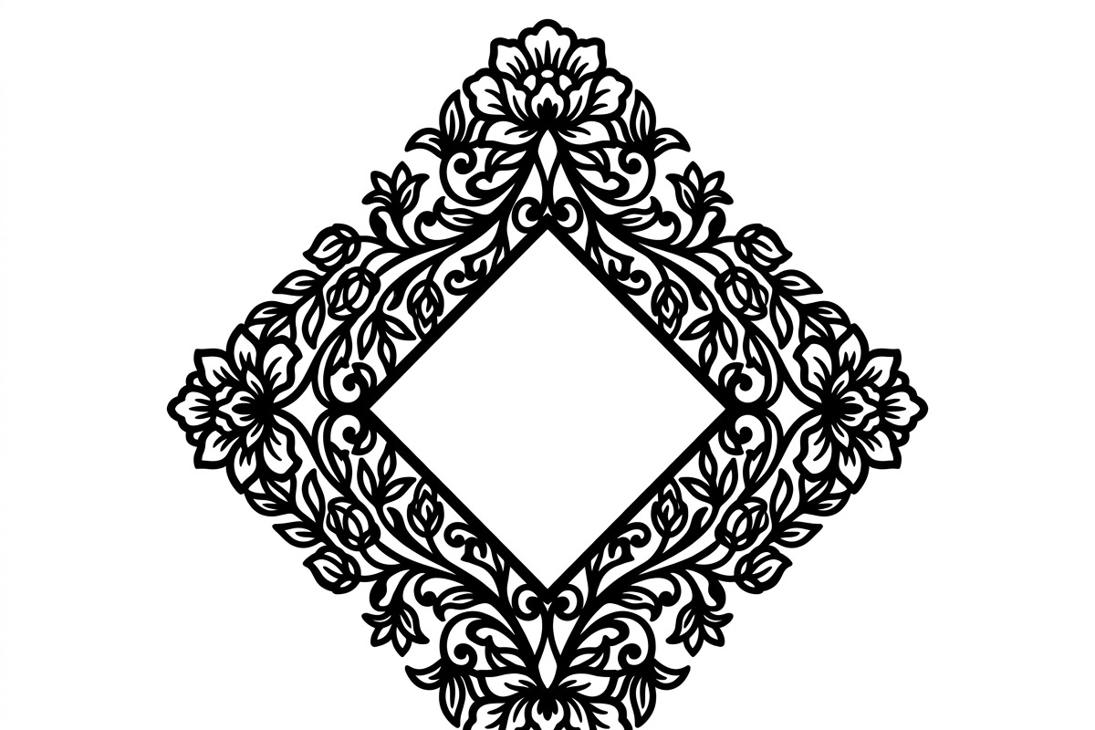 60 Romantic Diamond Wall Floral, a Decorative Illustration by Amazin_art (Photo 4 of 17)