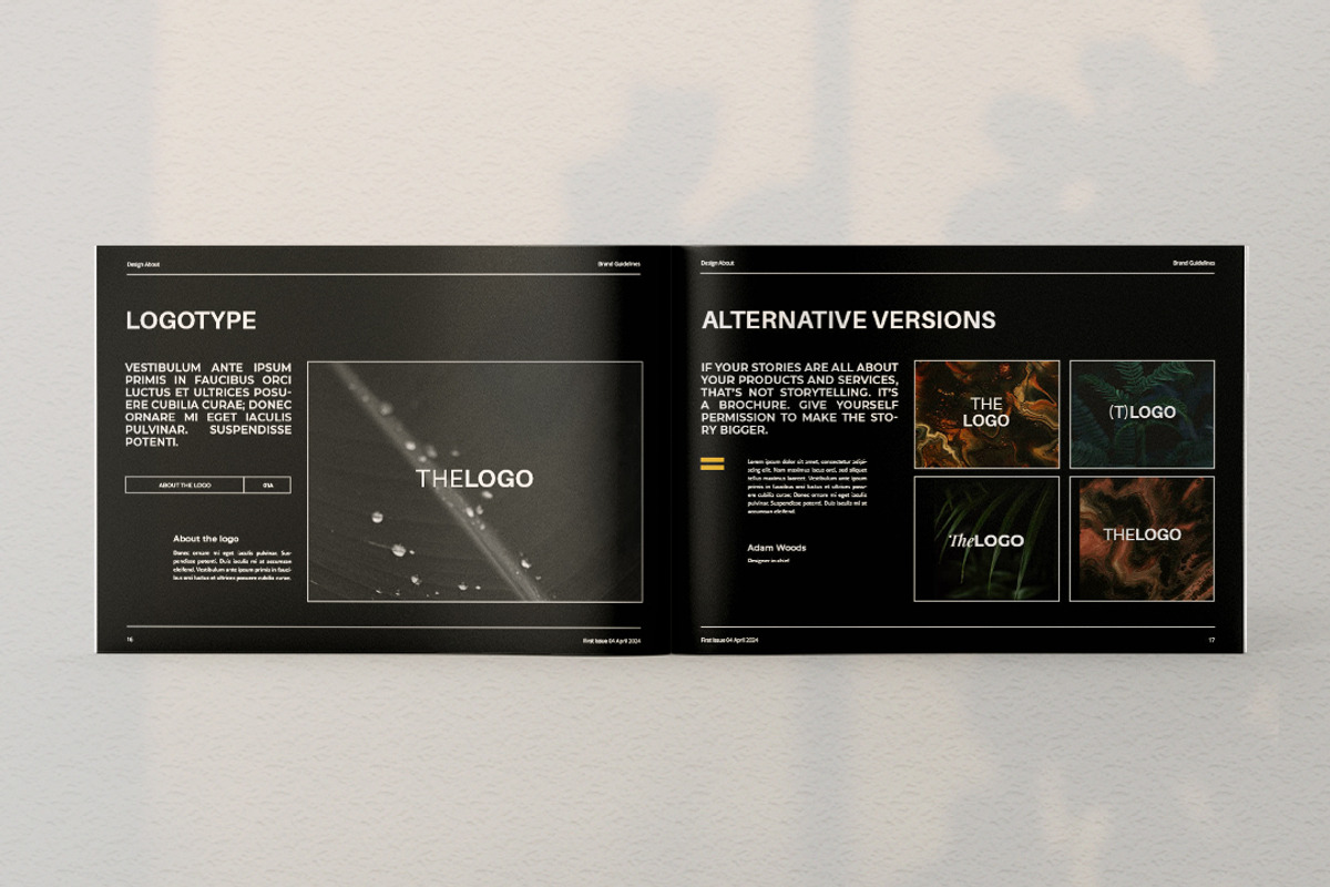 Raven Brand Guidelines, a Presentation Template by Analogi Studio (Photo 8 of 14)
