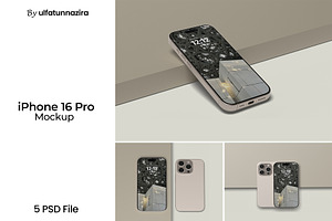 iPhone 16 Pro Mockup, an iPhone Mockup by ulfatunnazira
