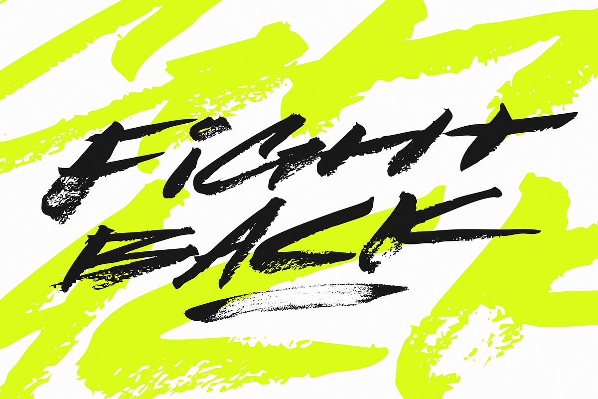 Lust | Handwritten Cyber Brush Font, a Blackletter Font by Ardana Creative (Photo 10 of 12)