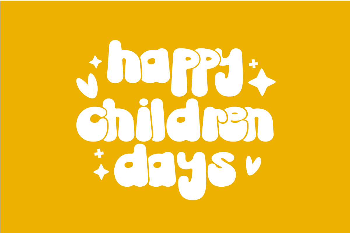 Kids Bubble - Display Font, a Handwritten Font by SaktiAvellin (Photo 4 of 10)