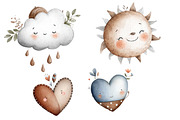 Boho Rainbow clipart, an Illustration by Designworld (Thumbnail 5 of 5)