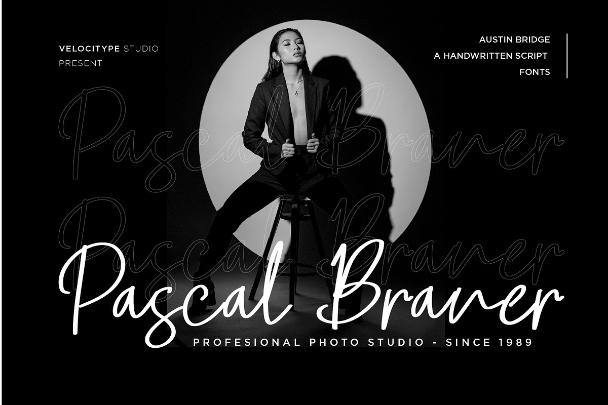 Austin Bridge - Modern Script fonts, a Script Font by Nahar_std (Photo 3 of 7)