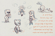 Character Design Kids. Stamp Brushes, a Brush Add-On by Maria Summer (Thumbnail 9 of 10)