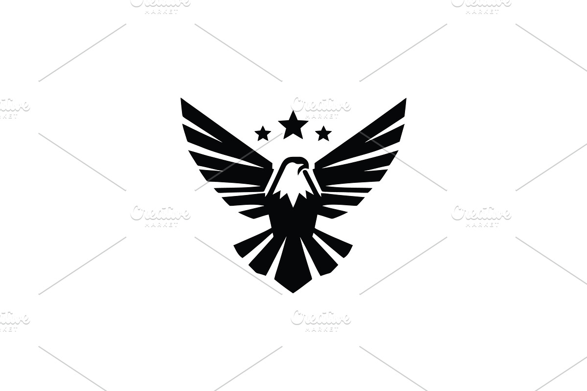 Eagle Stars Patriotic Logo, a Branding & Logo Template by Vectorium Studio (Photo 2 of 2)