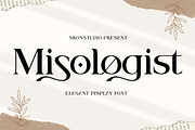 Misologist - Elegante Tipografia, a Script Font by Sronstudio (Thumbnail 1 of 16)