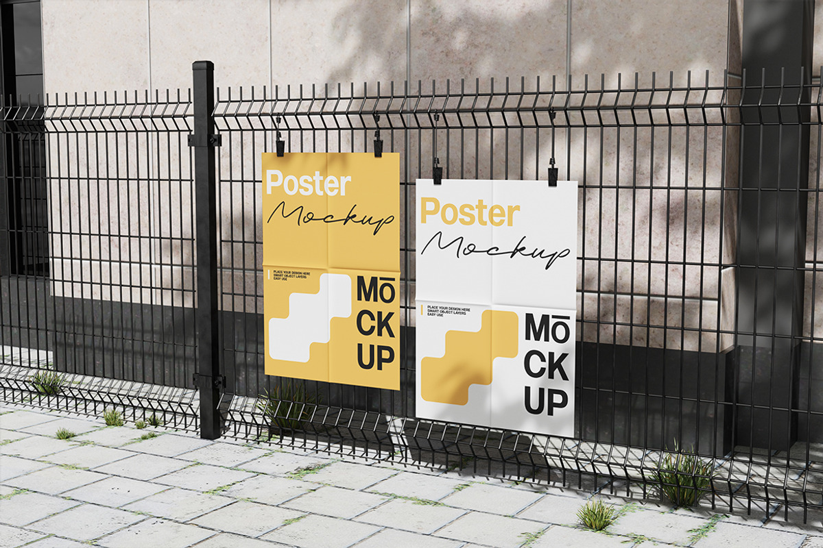 Urban Poster Mockup, a Product Mockup by Pixie Creative (Photo 3 of 4)