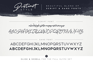 Distinct Style Font Duo