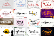 220 fonts mega pack, a Font by BearyType Studio (Thumbnail 7 of 9)