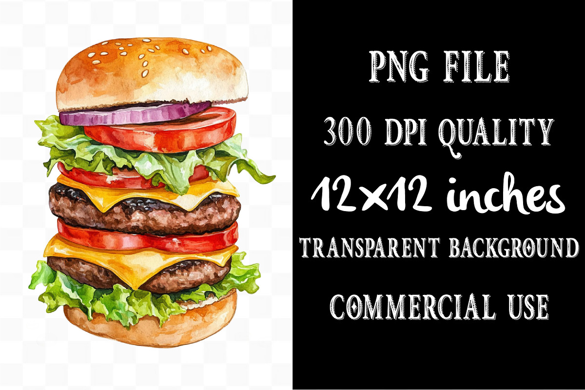 Watercolor Bbq Barbecue Clipart, an Illustration by Designking (Photo 4 of 4)