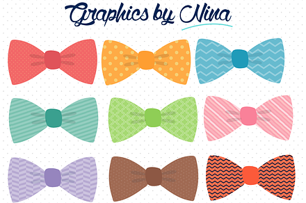 Bow ties clipart