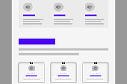 Wireframe Layout for UX Prototyping, a Wireframe Template by MightyDesign (Thumbnail 4 of 9)