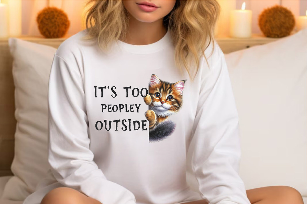 Funny Cat Sarcastic Sassy PNG, an Illustration by SinaCreation (Photo 6 of 20)