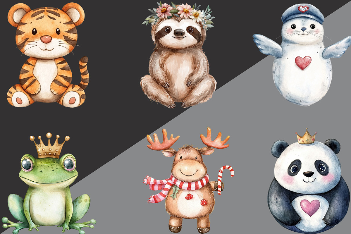 Squishmallow Animals Sublimation, an Illustration by Black Bird Studio (Photo 2 of 6)