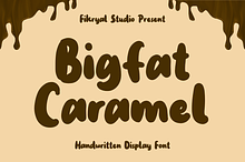Bigfat Caramel – Handwritten Display