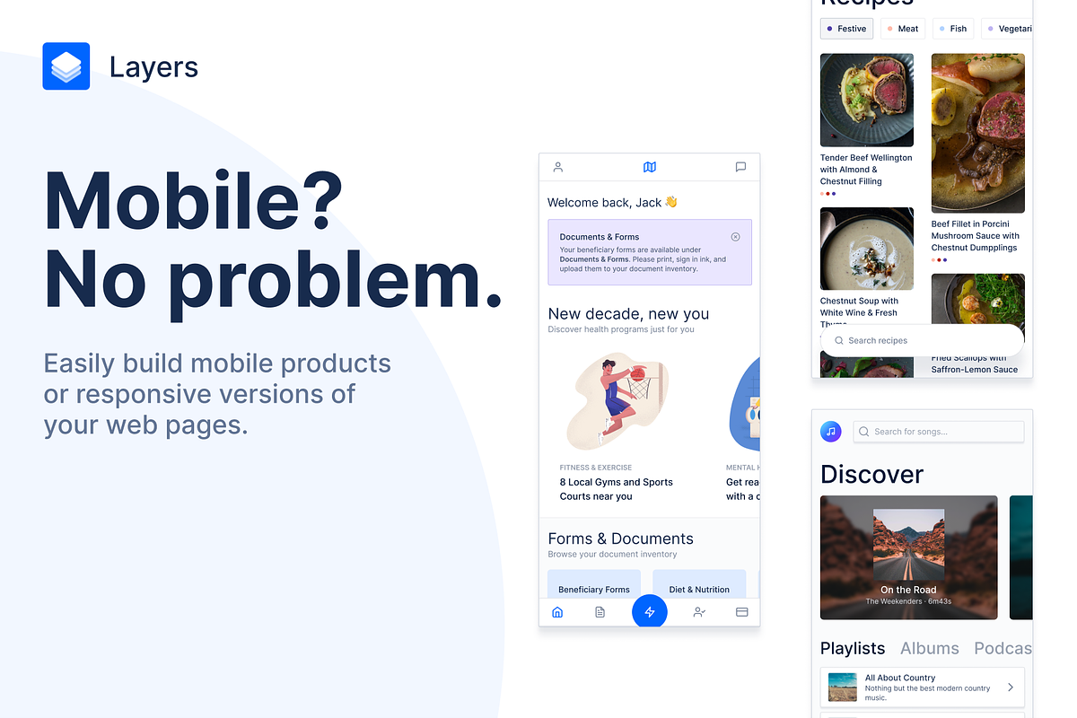 Layers Design System, an UI Kit Template by Layers Design Systems
