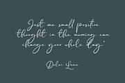 Muselint Modern Handwritten Font, a Script Font by RantautypeStudio (Thumbnail 7 of 18)