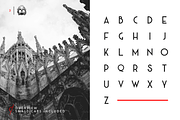 Milano - RetroFuturistic Sans, a Sans Serif Font by Unio Designs (Thumbnail 3 of 12)
