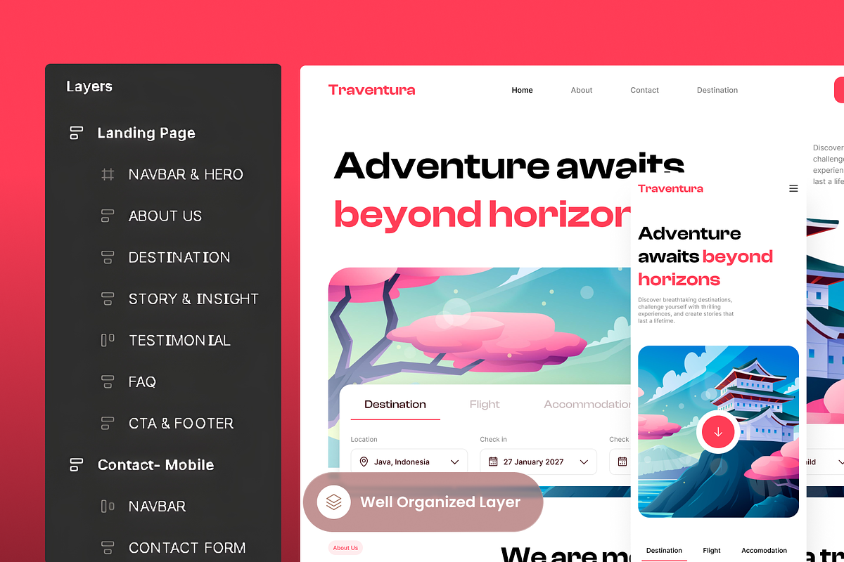 Traventura - Travel Agency preview 2