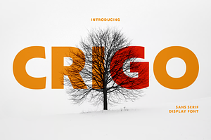 Crigo Display Font