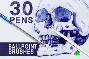 Ballpoint Brushes For Procreate