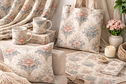 7– Seamless Vintage Floral Patterns., a Pattern Graphic by Print Haven (Thumbnail 5 of 8)