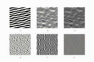 Wavy Seamless Patterns Collection