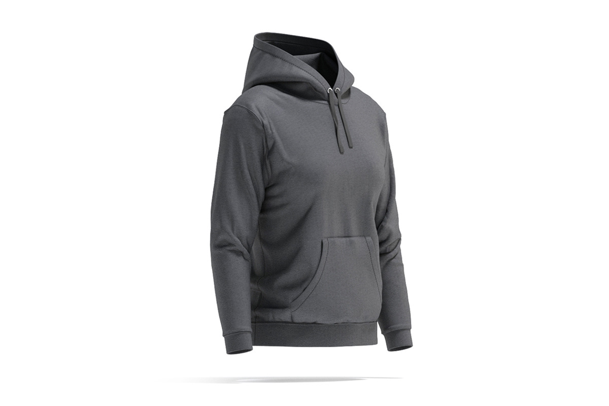 Black Sport Women's Hoodie 3D Model, an Object 3D Model by rebrandy (Photo 4 of 9)