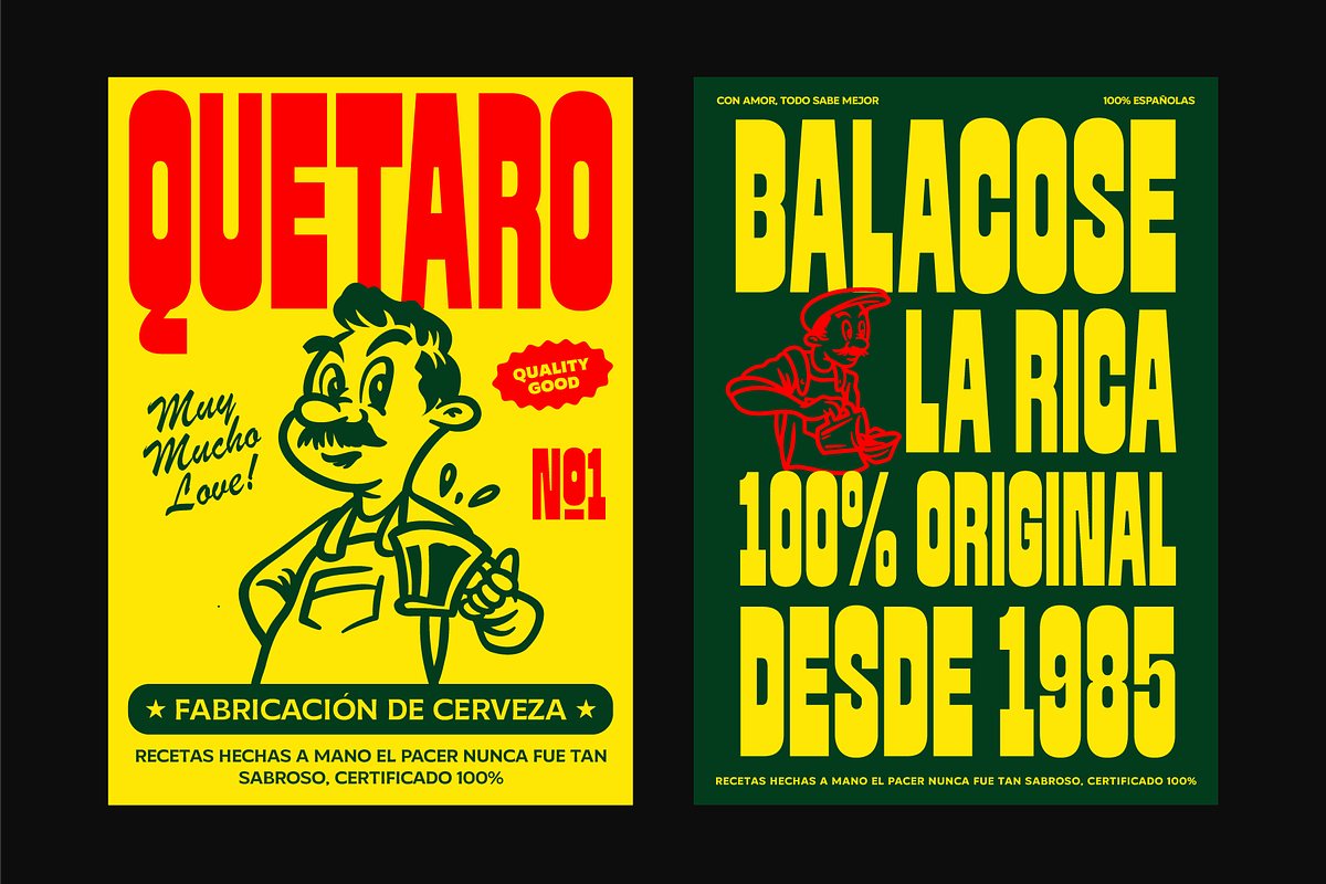FBS Nacho Typeface, a Sans Serif Font by Febspace Studio (Photo 9 of 20)