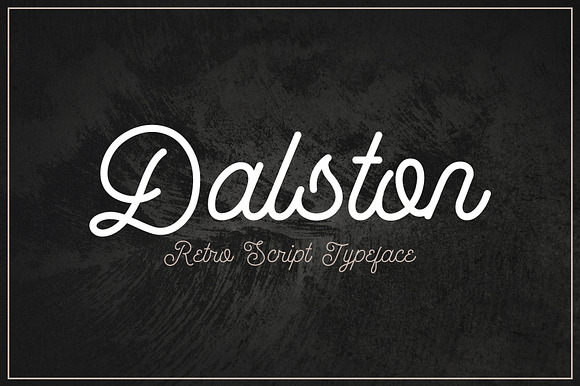 Dalston - Retro Script Font preview 7
