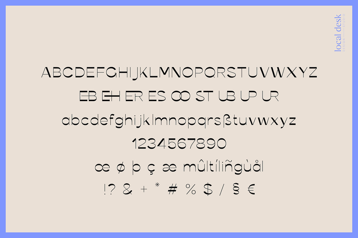 Guscoy – Stylish, High Contrast Sans, a Sans Serif Font by Local Desk Designstudio (Photo 10 of 16)