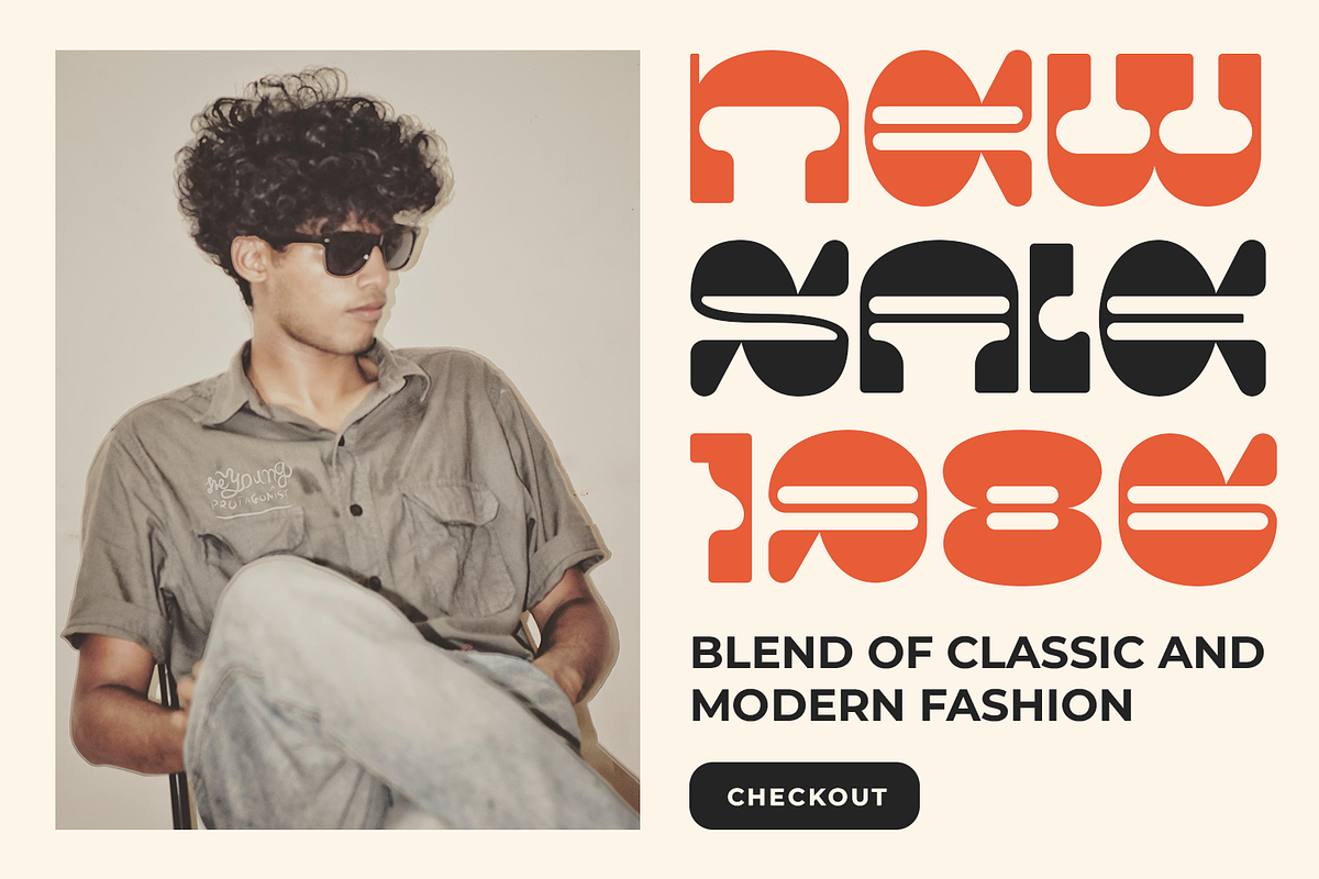 Zestaboom - Retro Bold Font, a Sans Serif Font by Dikas Studio (Photo 6 of 10)