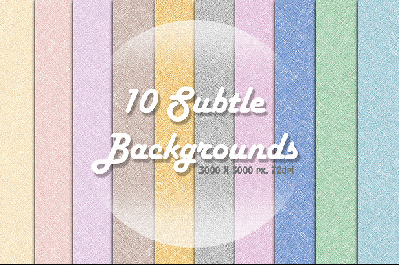 10 Subtle Backgrounds
